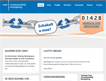Tablet Screenshot of codeverantwoordelijkmarktgedrag.nl